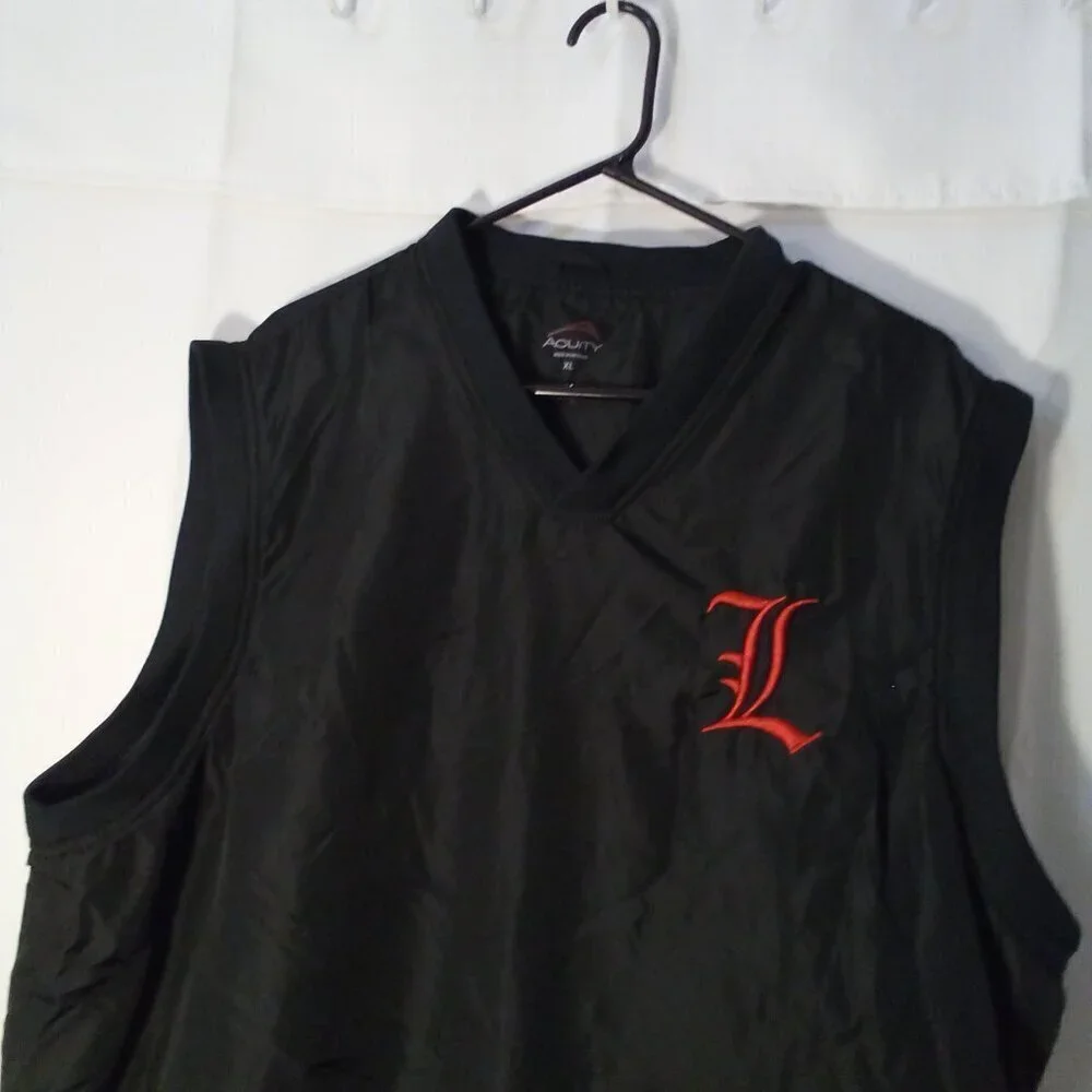 Acuity Pullover Vest Jacket Mens XL Sleeveless Logo Pockets Black